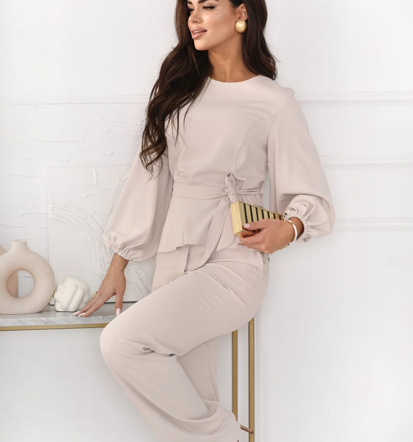 Komplet damski ze spodniami Milano 1 Premium – elegancja na wyjątkowe okazje