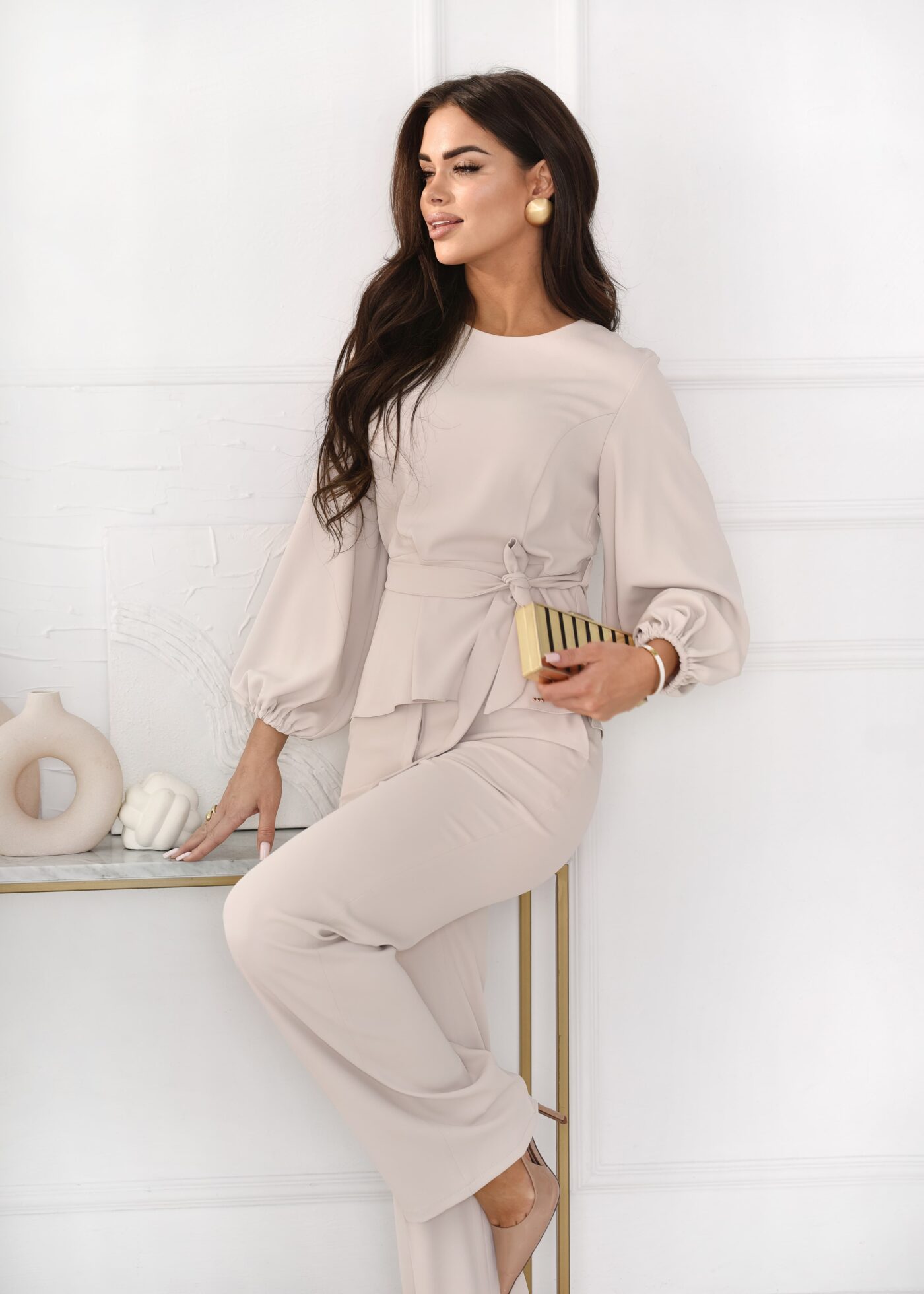 Komplet damski ze spodniami Milano 1 Premium – elegancja na wyjątkowe okazje